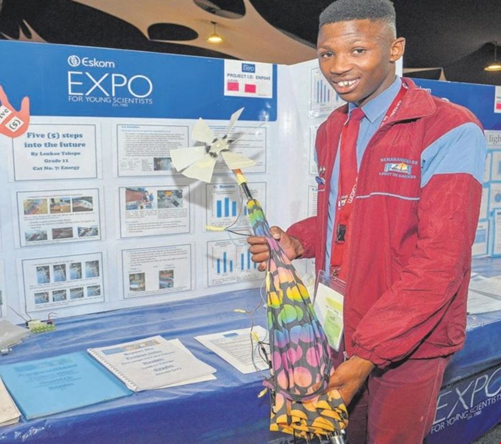 Eskom Expo/STEM Academy Science Camps learner shines at the virtual 2020 Africa Science Buskers Festival