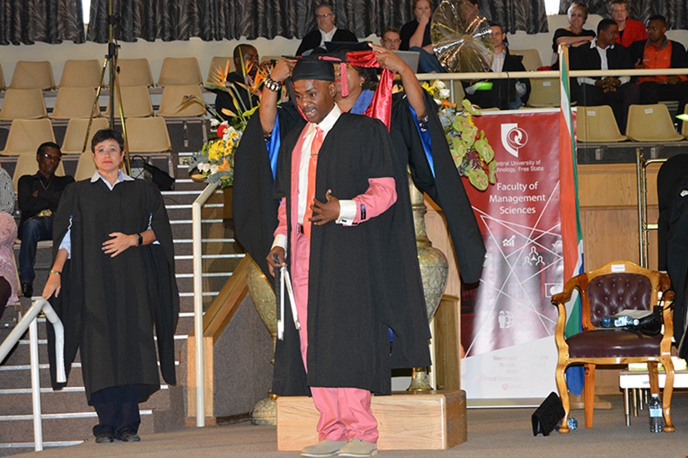 Mogane graduates at CUT against all odds