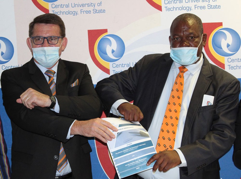 CUT and Matjhabeng Municipality sign MoU to strengthen impact in society