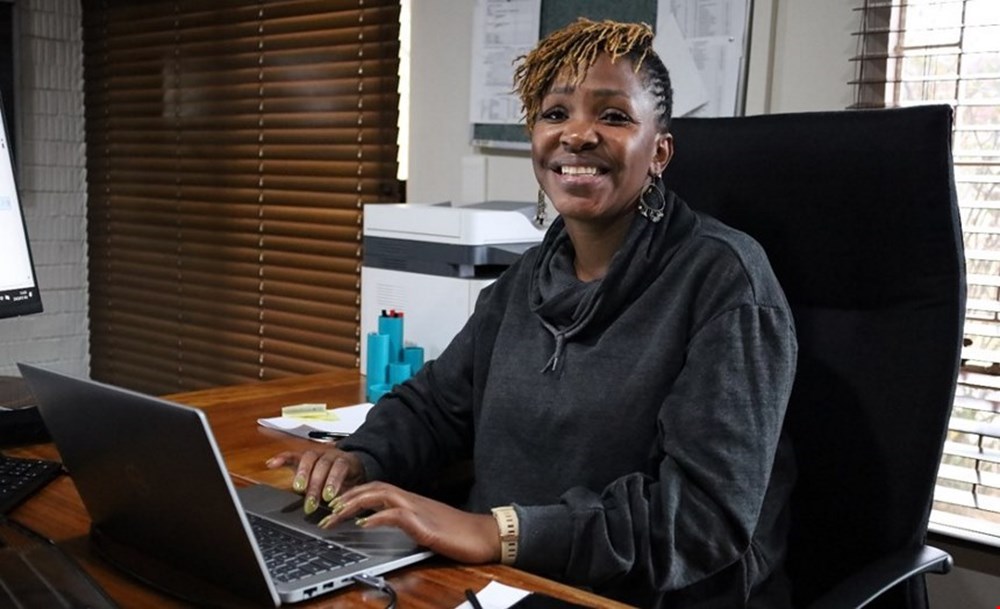 CUT HER STORY: Celebrating Ms Cynthia Tiwani Welkom Campus Facilities Manager