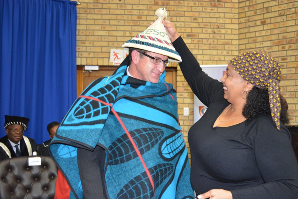 CUT Welkom congratulate the newly appointed VC in style