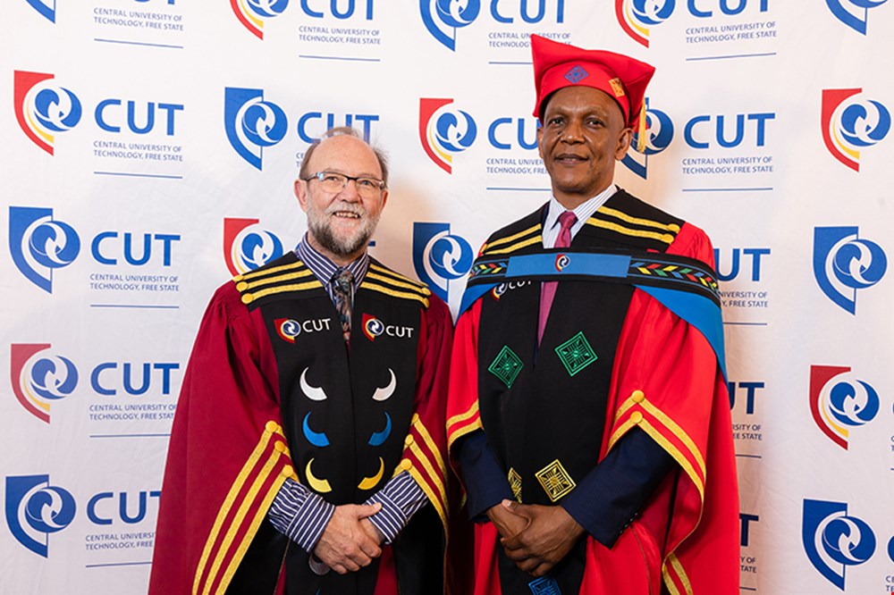 CUT confers an Honorary Doctorate to engineering industry expert and Denel Group Executive Landward, William Hlakoane