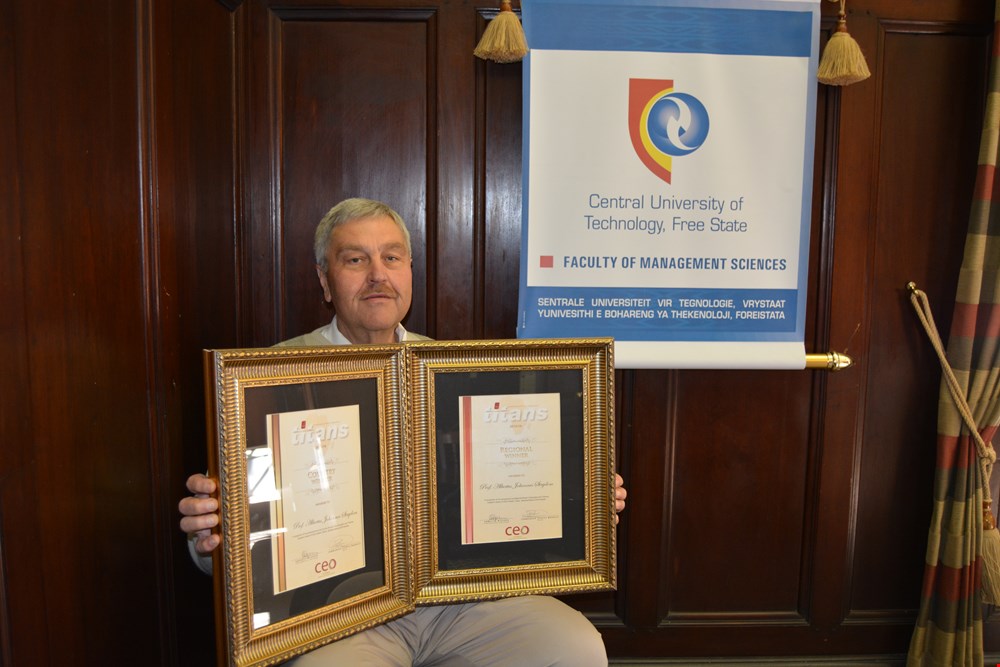 CUT Dean wins Titans Building the Nations Award (Africa)
