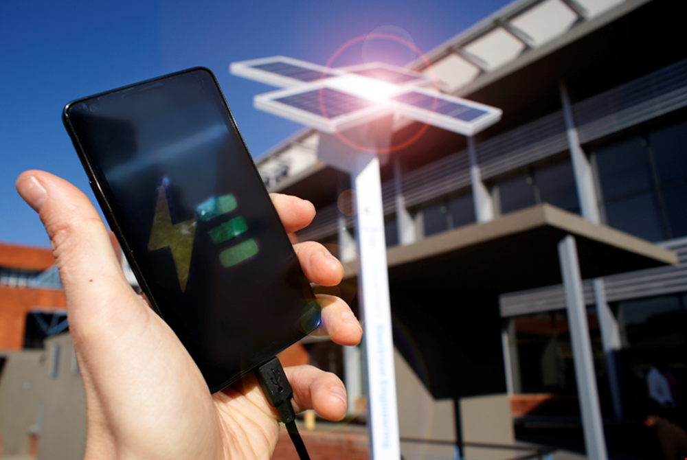 CUT Develops Solar-powered Charging Stations for Students