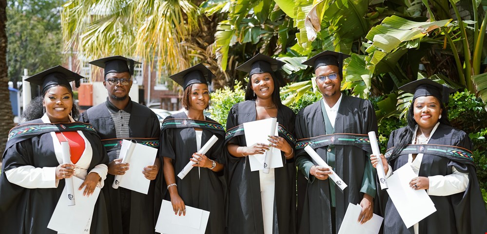 Six Health Management Cum Laude graduates plan to navigate the complexities of modern healthcare systems and contribute towards improving service delivery.
