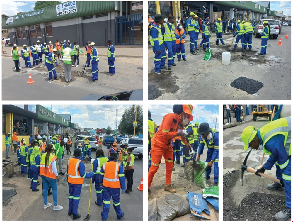 A groundbreaking collaboration to tackle potholes in the province 