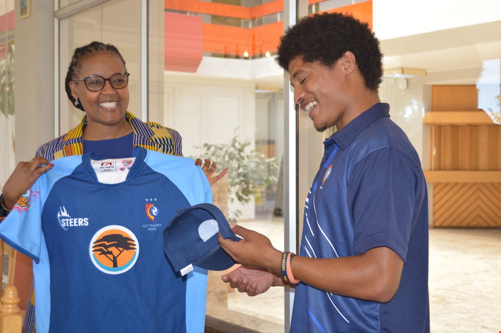 Vice-Chancellor’s meet and greet brunch sends good vibes to the CUT FNB Ixias Rugby team