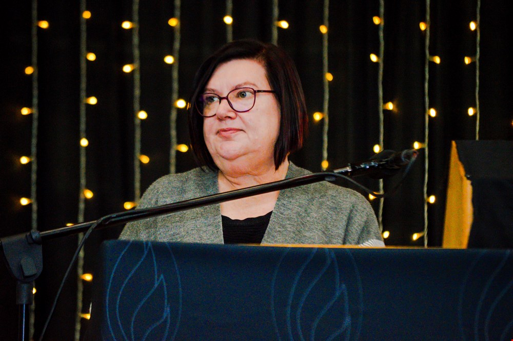 MEC Elsabé Rockman delivers the opening address at the 57th South African Society for Agricultural Extension Annual Conference 