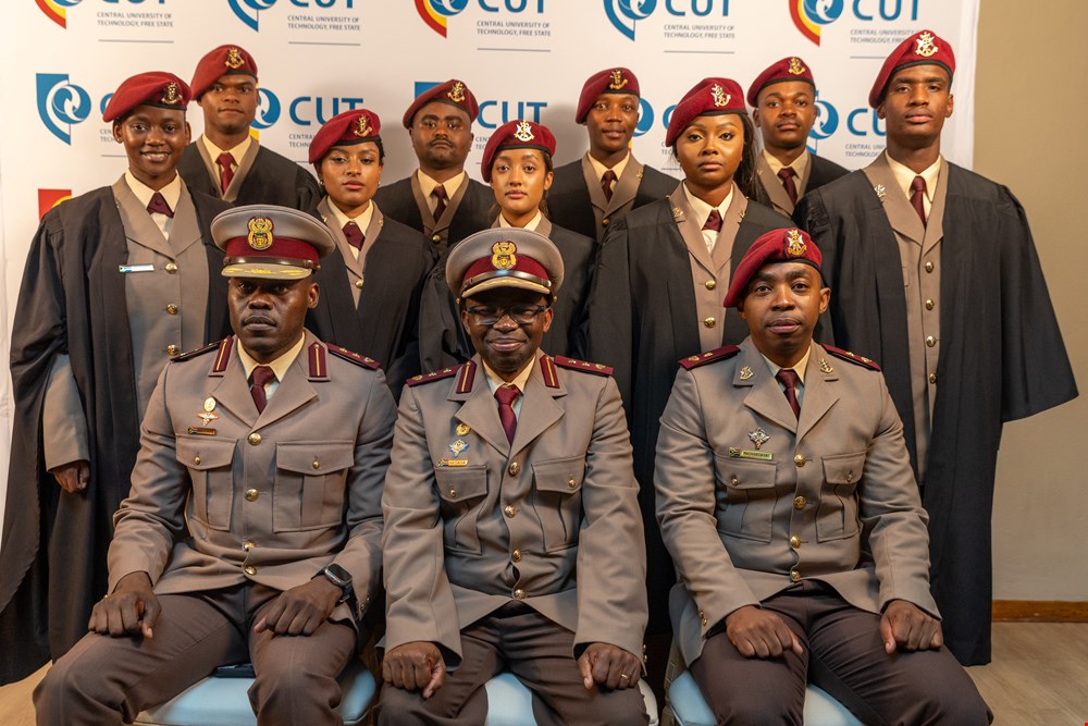 CUT Celebrates Graduation of Nine South African Military Health Services Students