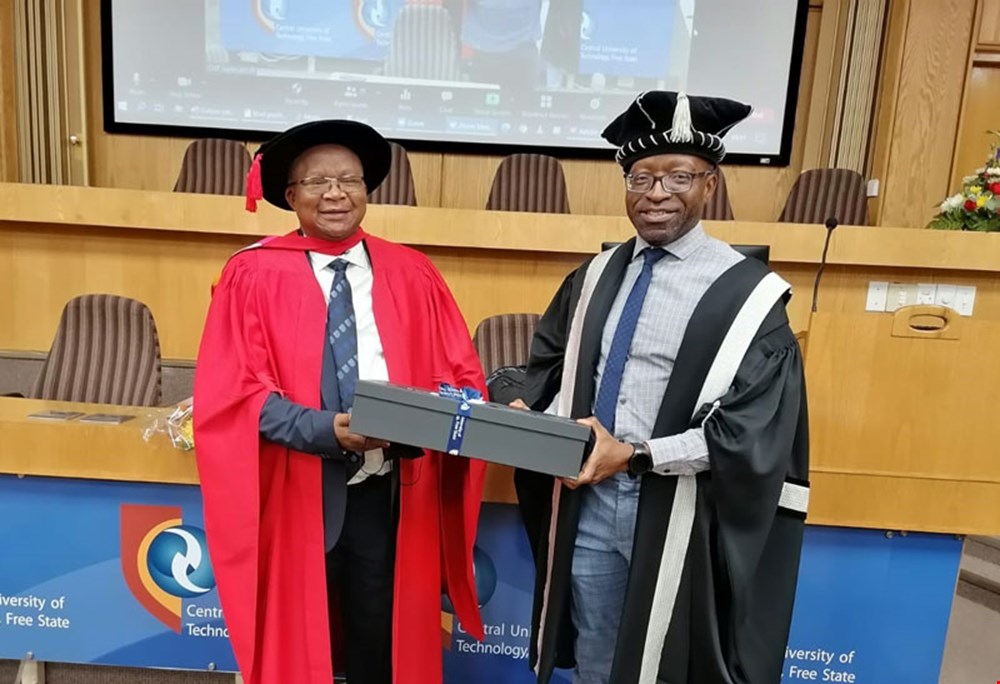 Full professorship status bestowed unto Prof. Tshedi Naong