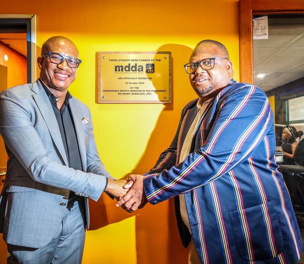 Deputy Minister Kenneth Morolong unveils digitised CUT FM broadcast studios