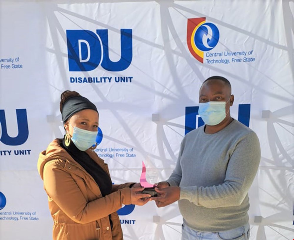 CUT Disability Unit awarded for excellence in supporting persons with disabilities