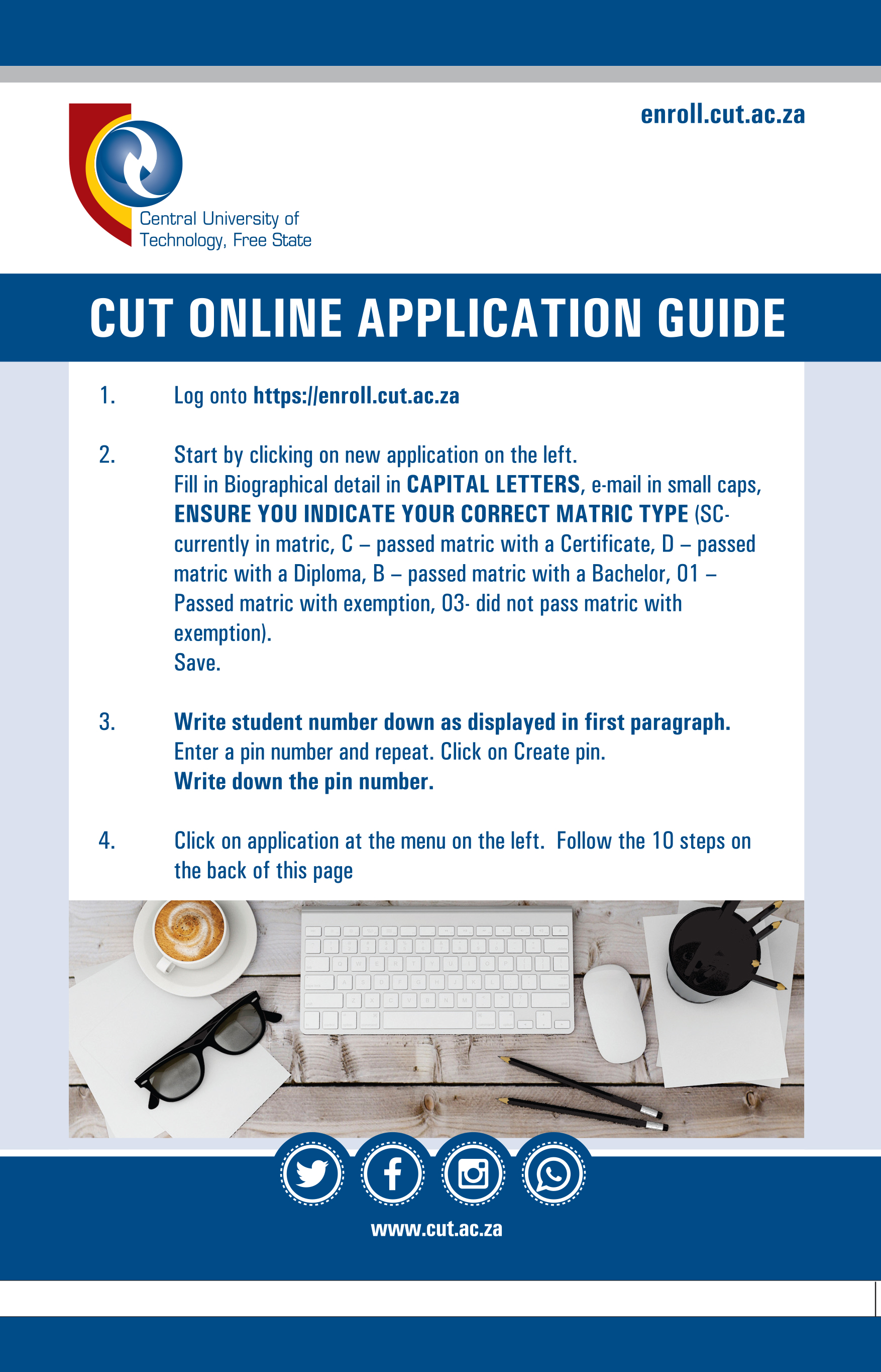 CUT Online Application 2024 form24
