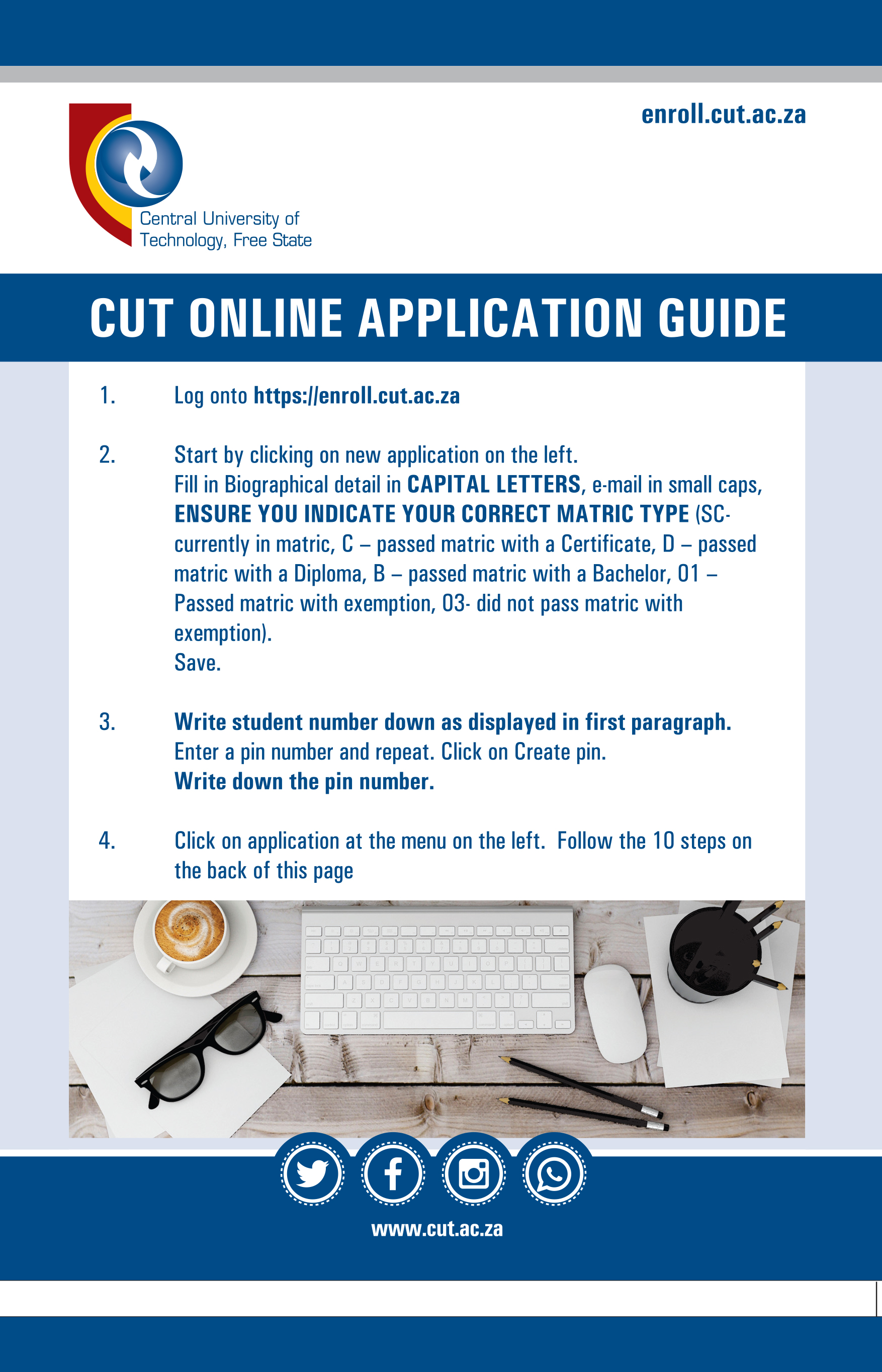 Cut Application Form 2023 Printable Forms Free Online