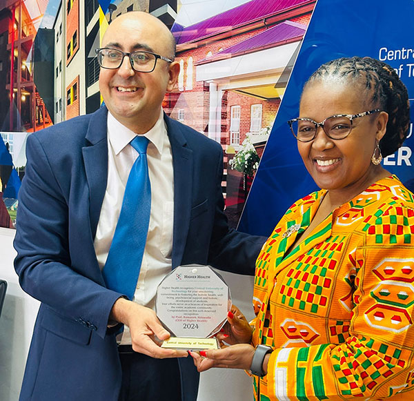 CUT’s Vice-Chancellor Prof. Pamela Dube receives recognition for her leadership