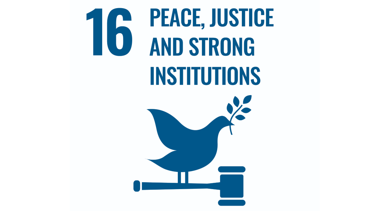 SDG 16: Peace, Justice and Strong Institutions
