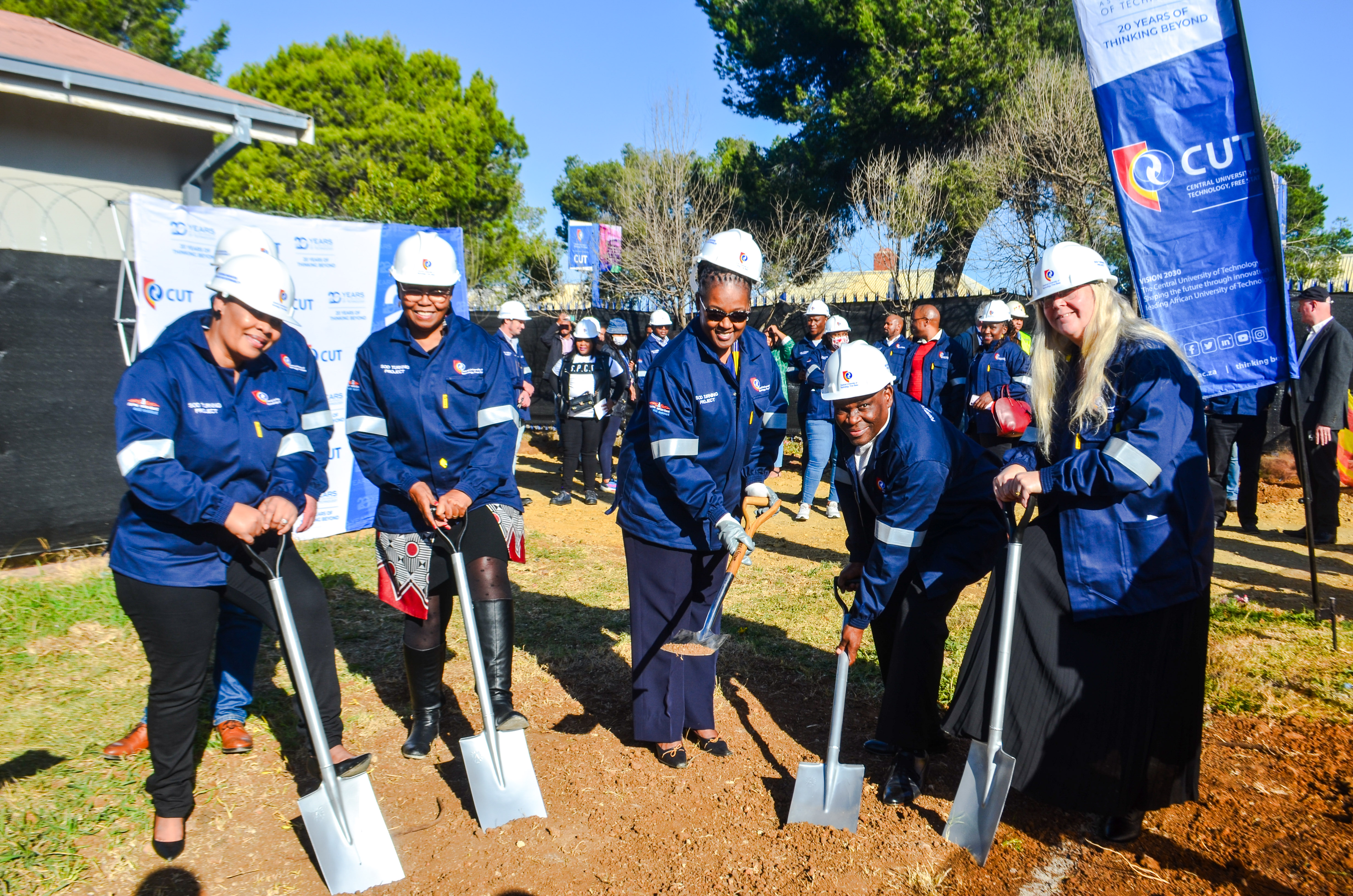 The third groundbreaking project underway at CUT Bloemfontein Campus