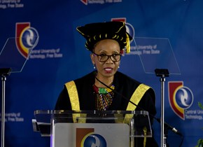 Justice Mahube Molemela has been the university Chancellor since 2016
