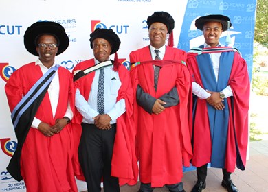 Matjhabeng Local Municipality Executives were part of the Welkom Graduation ceremony to celebrate with the alumni cohort of 2024