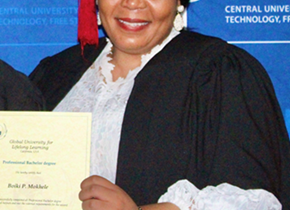 CUT Vice-Chancellor and Principal congratulates Kgosi Gaboilelwa Moroka for receiving the global honour CUT Vice-Chancellor and Principal congratulates Kgosi Gaboilelwa Moroka for receiving the global honour