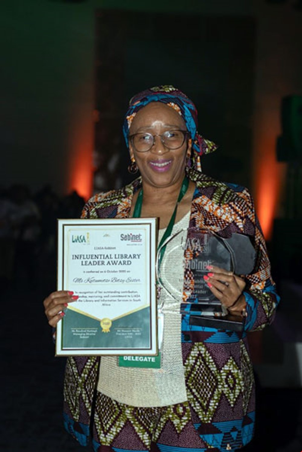 CUT’s Librarian, Ms Keitumetse Eister is the 2022 Influential Library Leader says LIASA-Sabinet