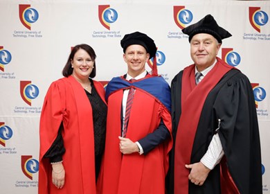 CUT confers PhD on Maccauvlei Academy graduate 
