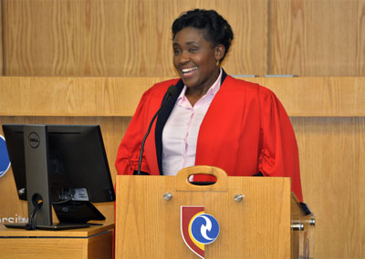 CUT senior lecturer, researcher and inventor inaugurated into her full professorship