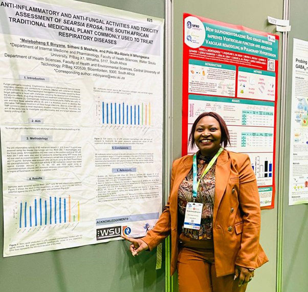 CUT Doctoral student shares her research findings with the globe at the 19th World Congress of Pharmacology