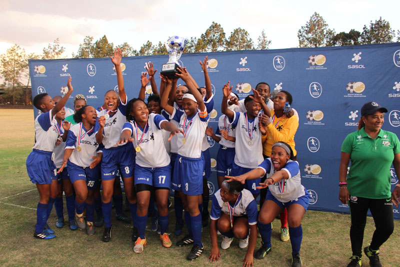 Welkom Campus Ladies Soccer team crowned champions of the 2019 Free State SASOL Women’s League