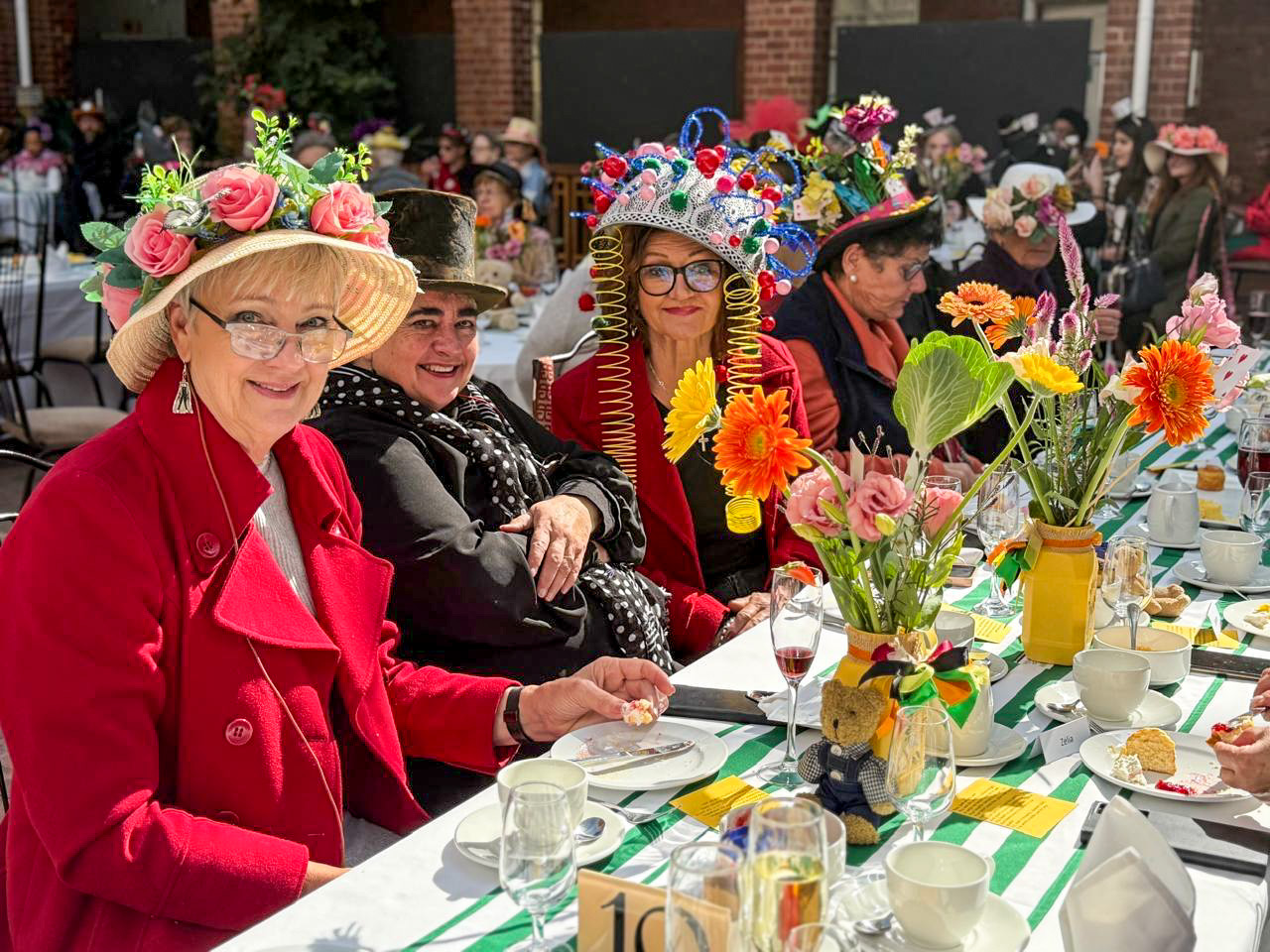 Fabulous hats and even more amazing company - Prof Dube celebrates CUT Mothers at Mad Hatters High Tea