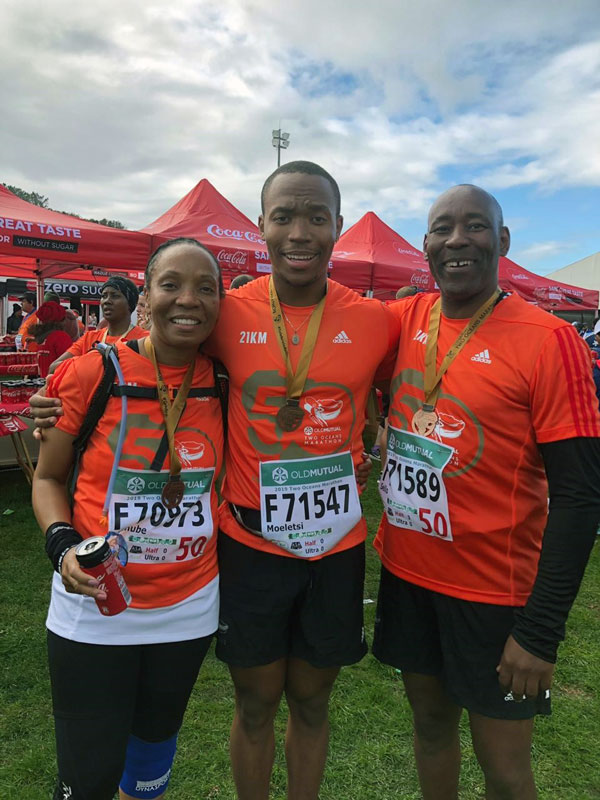 CUT Chancellor runs her first Two Oceans Marathon