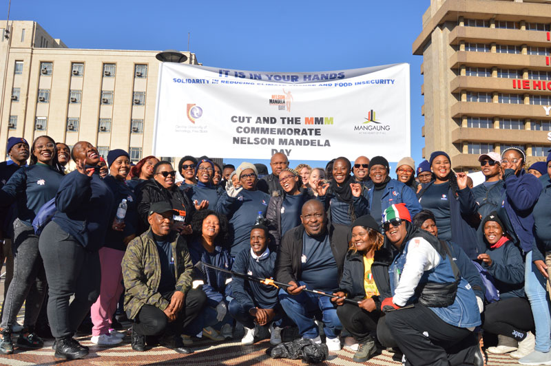 CUT collaborates with Mangaung Metropolitan Municipality to commemorate Mandela Day