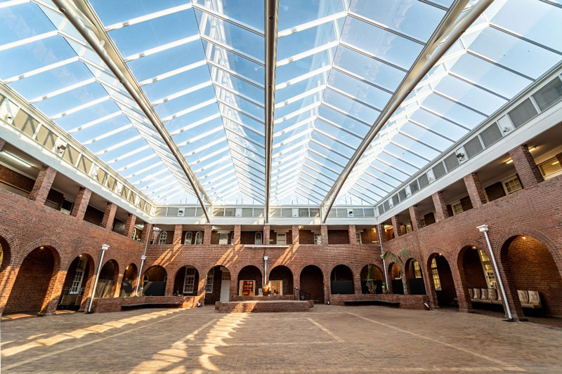CUT’s gorgeous Hotel School building glass roof is a sight to behold!