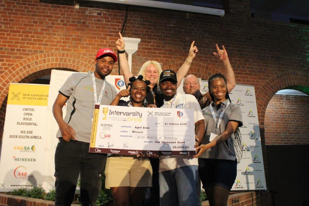 CUT scoops three awards at the 2023 Intervarsity Brewing challenge