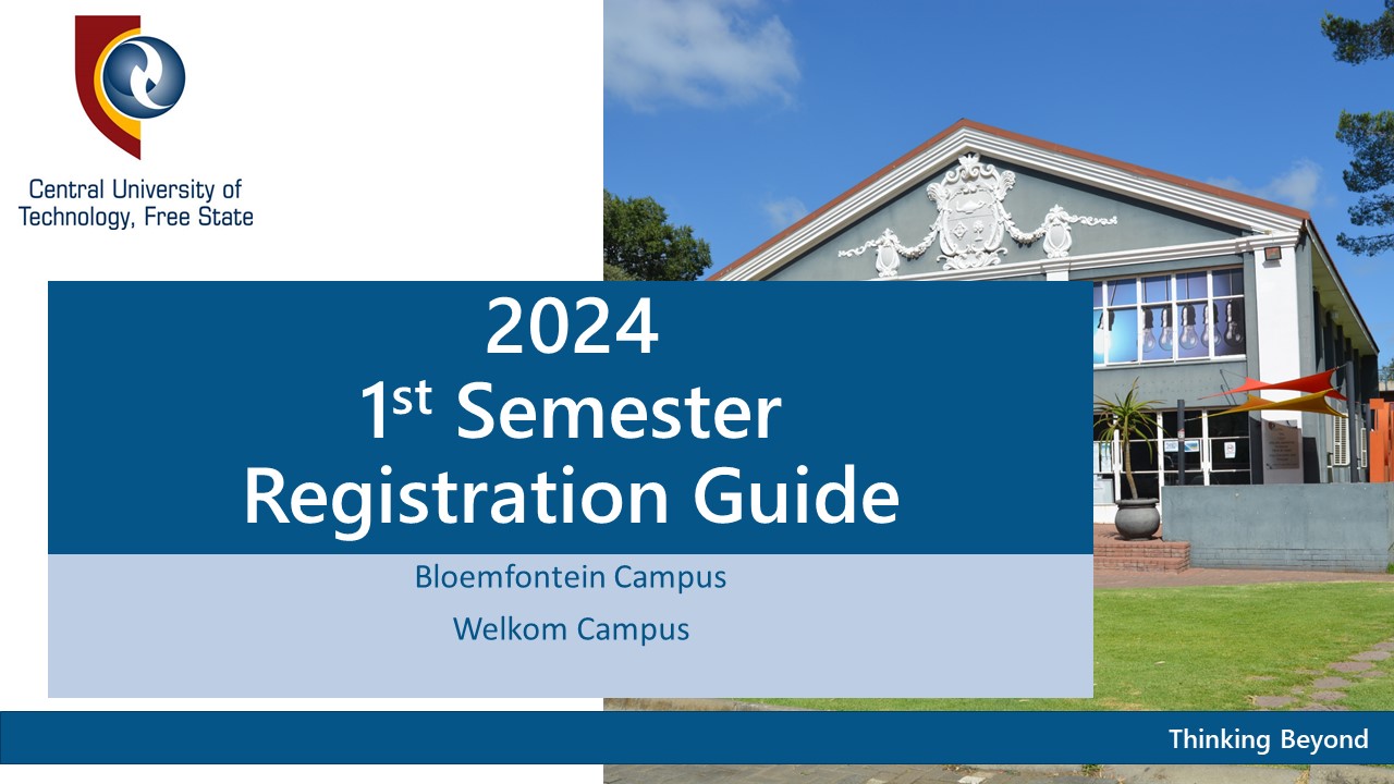 2024 First-semester enrolment registration information