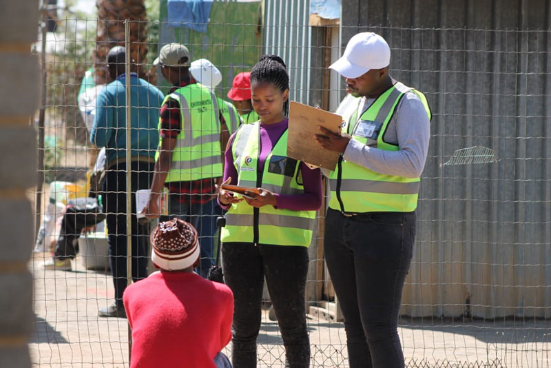 CUT students collaborate with Mangaung Metro to conduct Environmental Health survey at Joe Slovo Square township