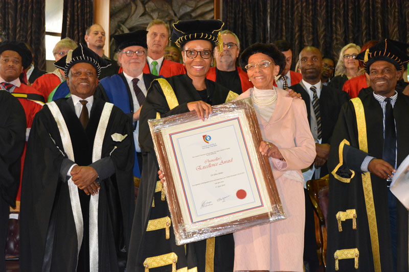 CUT honours Dr Blekie with Chancellor’s Excellence Award