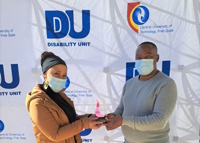 CUT Disability Unit awarded for excellence in supporting persons with disabilities