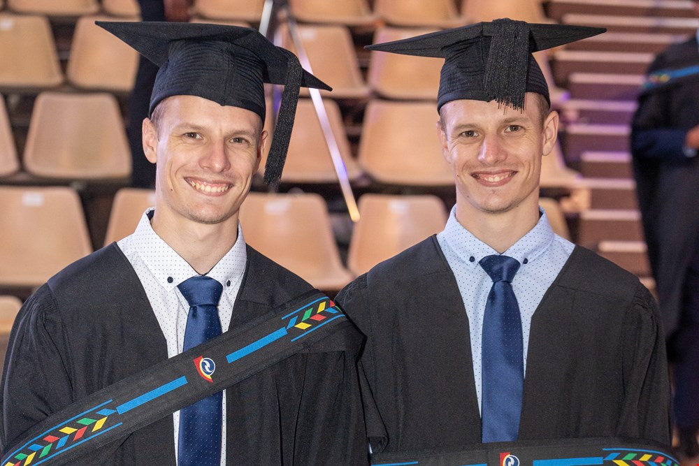 Shared Journey, Shared Success: Meyer twins graduate together in Mechanical Engineering