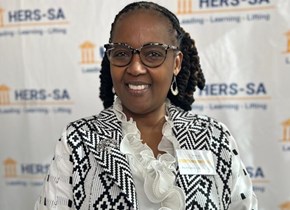 Prof. Dube talks about career ownership and advancement at the HERS-SA Emerging Women Leaders Programme Prof. Dube talks about career ownership and advancement at the HERS-SA Emerging Women Leaders Programme