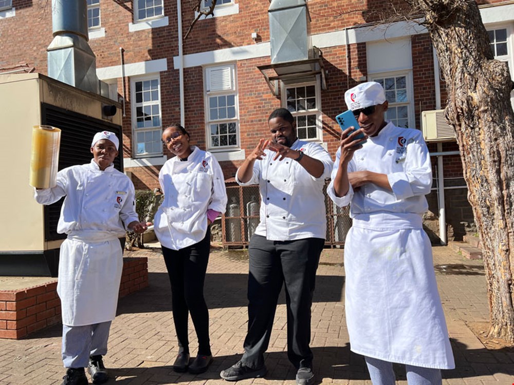 CUT Hotel School staff and student chefs join a feed the hungry campaign on Mandela Day