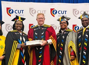 CUT celebrates Prof. Gawie Schlebusch's inauguration as a full professor CUT celebrates Prof. Gawie Schlebusch's inauguration as a full professor